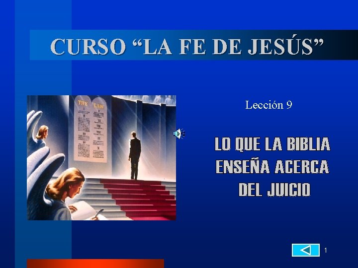CURSO LA FE DE JESS Leccin 9 1
