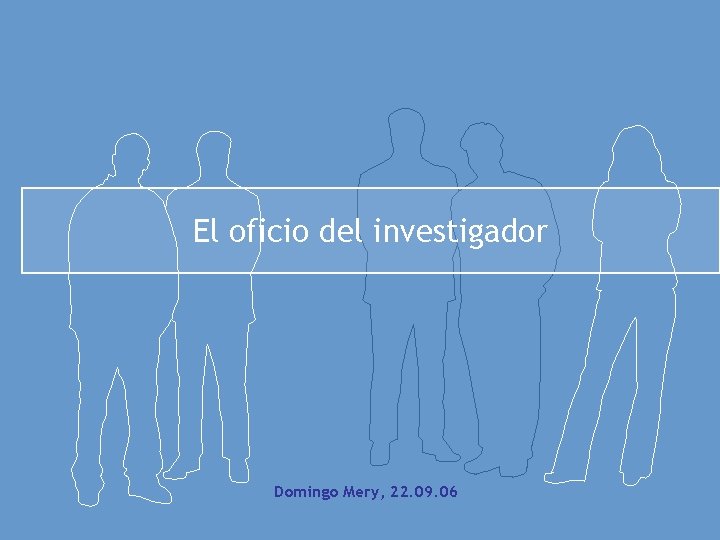 El oficio del investigador Domingo Mery, 22. 09. 06 