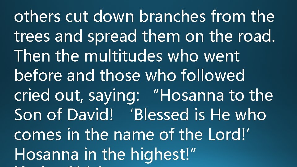 others cut down branches from the trees and spread them on the road. Then others cut down branches from the trees and spread them on the road. Then