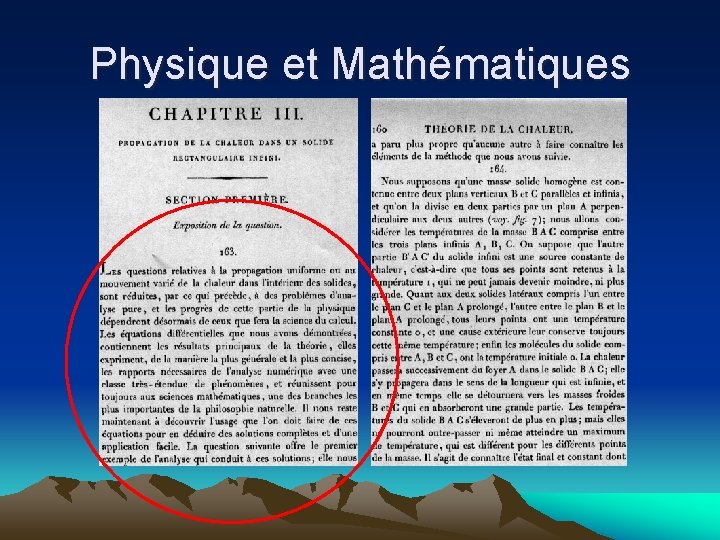 Physique et Mathématiques 