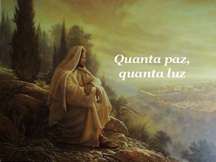 Quanta paz, quanta luz 