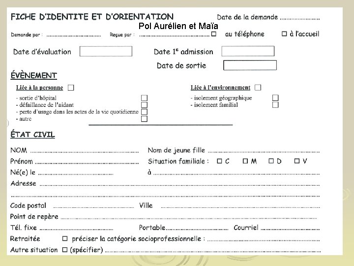 Pol Aurélien et Maïa 