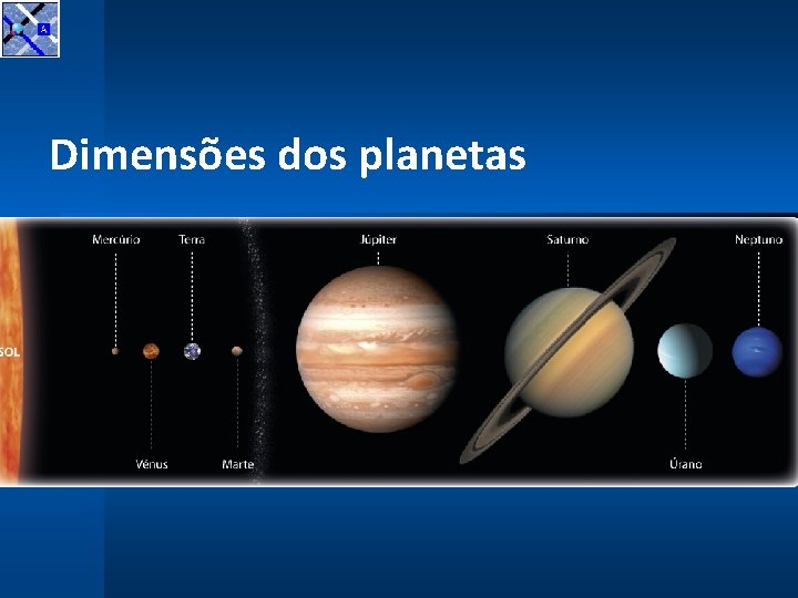 Dimensões dos planetas 