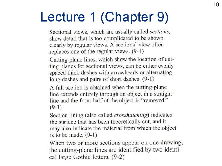 10 Lecture 1 (Chapter 9) 