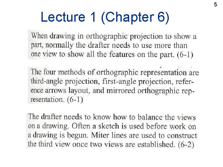 5 Lecture 1 (Chapter 6) 