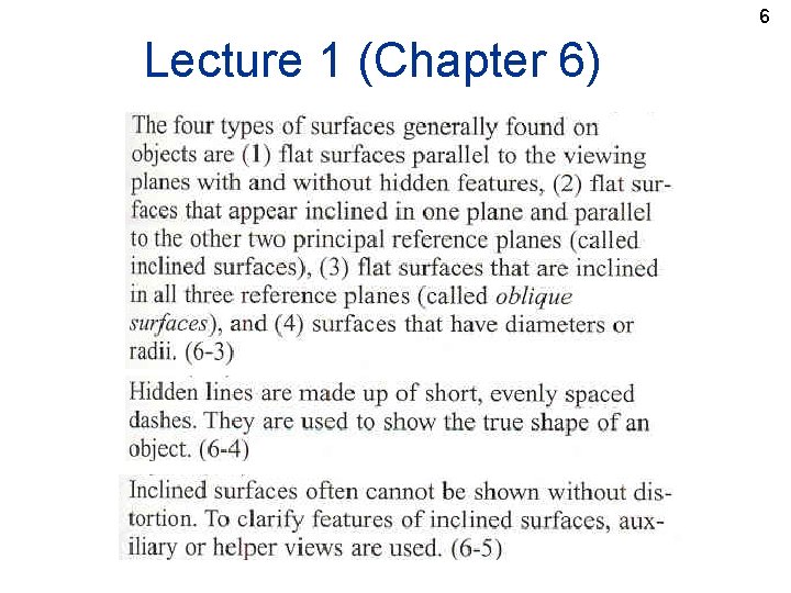 6 Lecture 1 (Chapter 6) 
