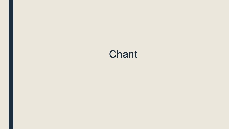 Chant 