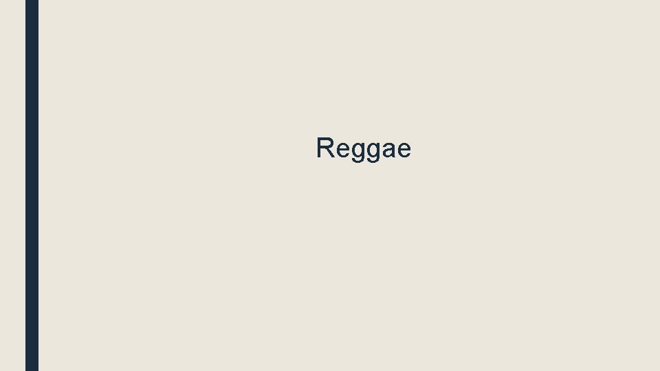 Reggae 