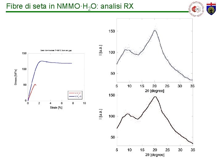 Fibre di seta in NMMO·H 2 O: analisi RX 