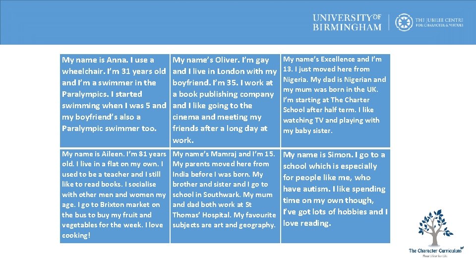 My name is Anna. I use a wheelchair. I’m 31 years old and I’m