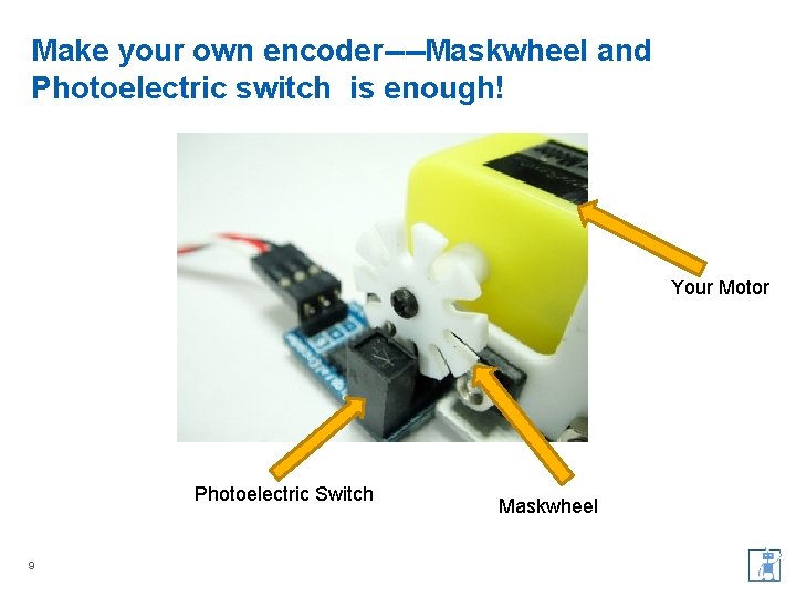Make your own encoder----Maskwheel and Photoelectric switch is enough! Your Motor Photoelectric Switch 9
