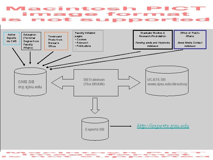 Active Experts vis CMS Education (Terminal Degree from Faculty Affairs) CMS DB my. sjsu.