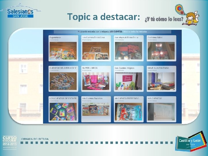 Topic a destacar: JORNADA DE LECTURA 