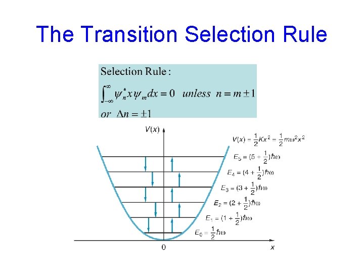 The Transition Selection Rule 