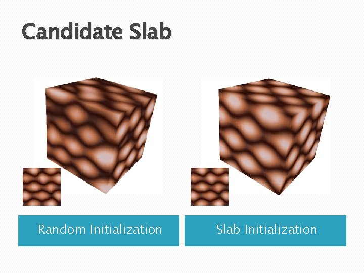 Candidate Slab Random Initialization Slab Initialization 