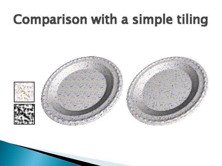 Comparison with a simple tiling 