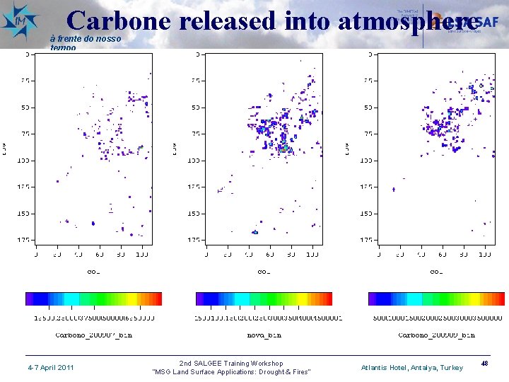 Carbone released into atmosphere à frente do nosso tempo 4 -7 April 2011 2