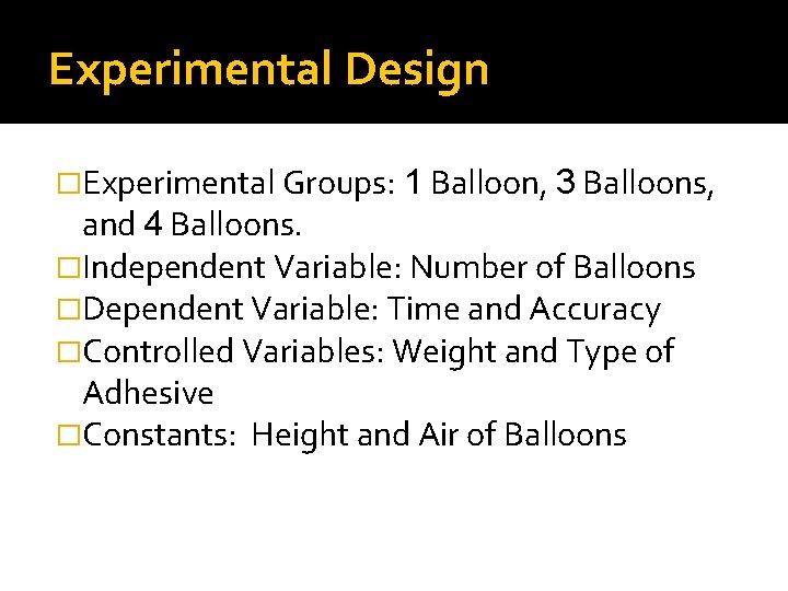 By Ranivic Marciano STEM Fair Project Parachute Explanation
