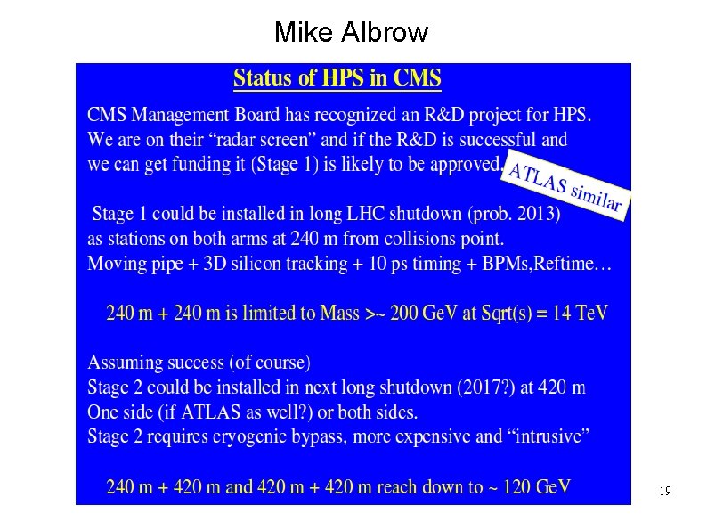 Mike Albrow 19 