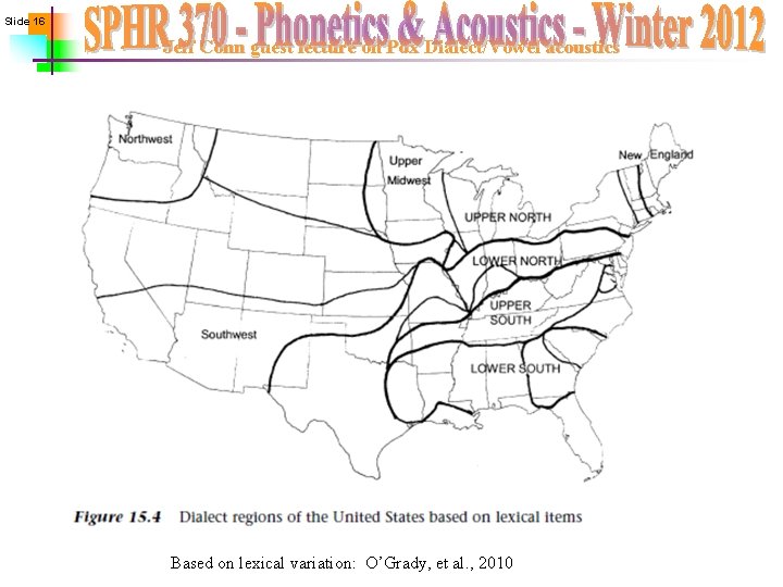 Slide 16 Jeff Conn guest lecture on Pdx Dialect/Vowel acoustics Based on lexical variation: