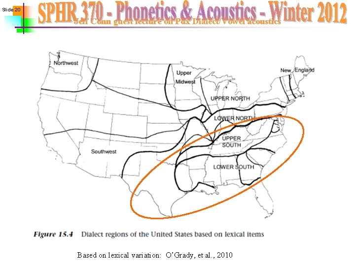 Slide 20 Jeff Conn guest lecture on Pdx Dialect/Vowel acoustics Based on lexical variation: