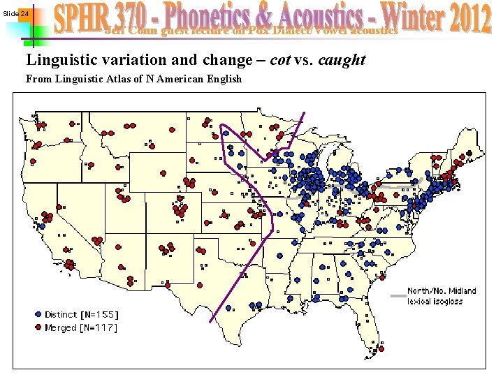 Slide 24 Jeff Conn guest lecture on Pdx Dialect/Vowel acoustics Linguistic variation and change