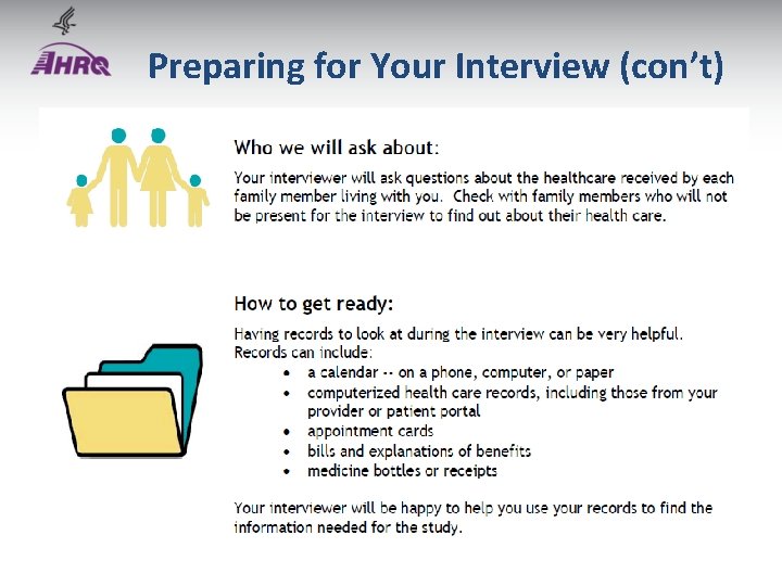Preparing for Your Interview (con’t) Preparing for Your Interview (con’t)