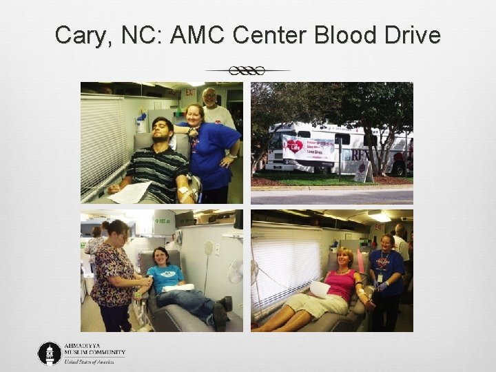 Cary, NC: AMC Center Blood Drive 