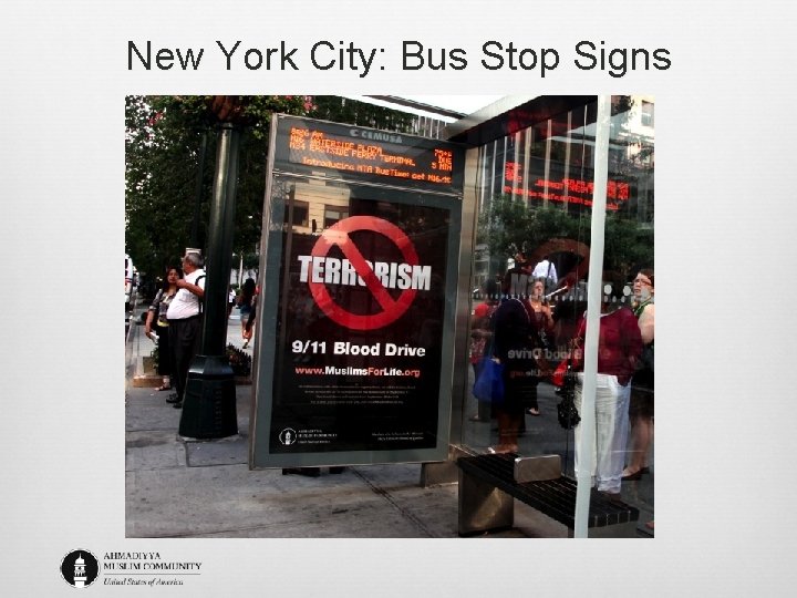 New York City: Bus Stop Signs 