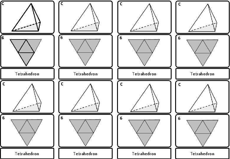 C 6 Tetrahedron Tetrahedron 