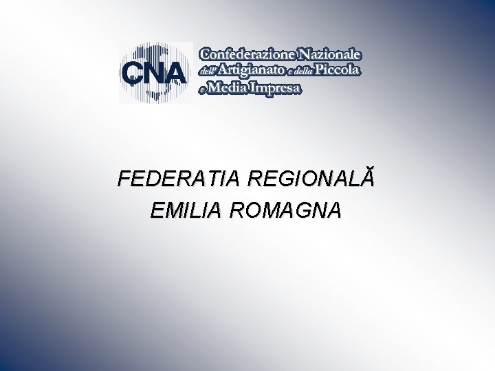 FEDERATIA REGIONALĂ EMILIA ROMAGNA 