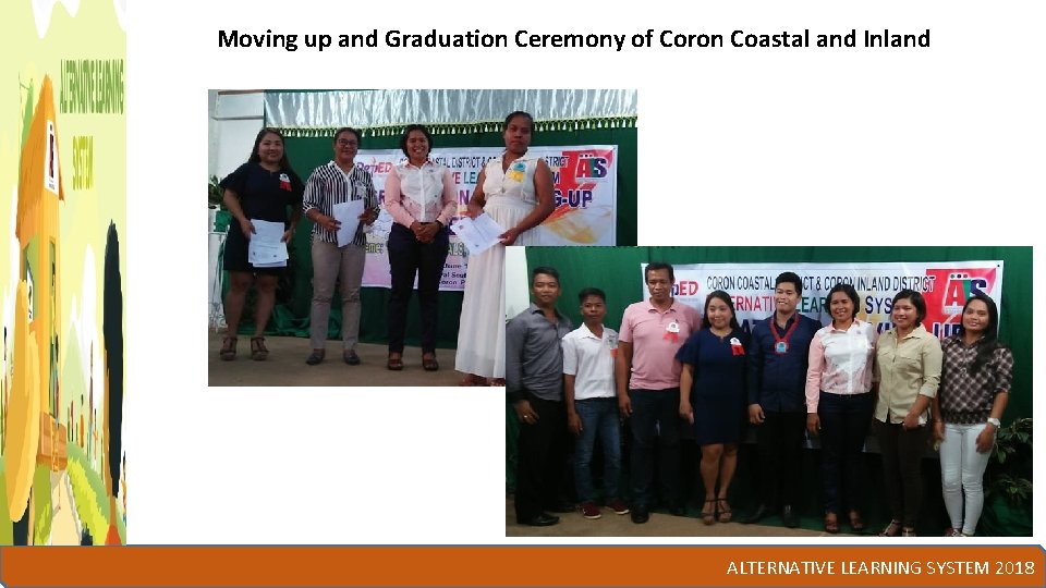 Moving up and Graduation Ceremony of Coron Coastal and Inland ALTERNATIVE LEARNING SYSTEM 2018