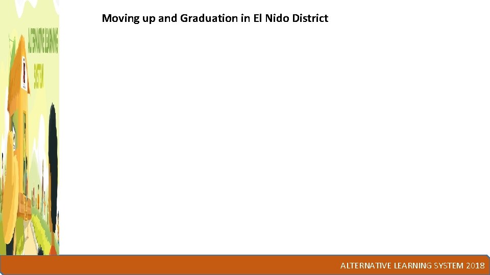 Moving up and Graduation in El Nido District ALTERNATIVE LEARNING SYSTEM 2018 