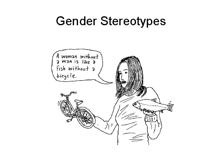 Gender Stereotypes Gender Stereotypes