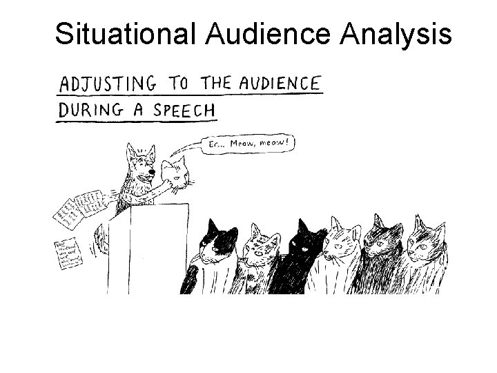 Situational Audience Analysis Situational Audience Analysis