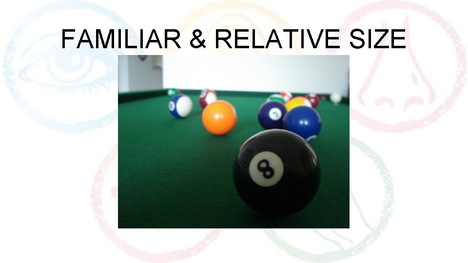 FAMILIAR & RELATIVE SIZE 