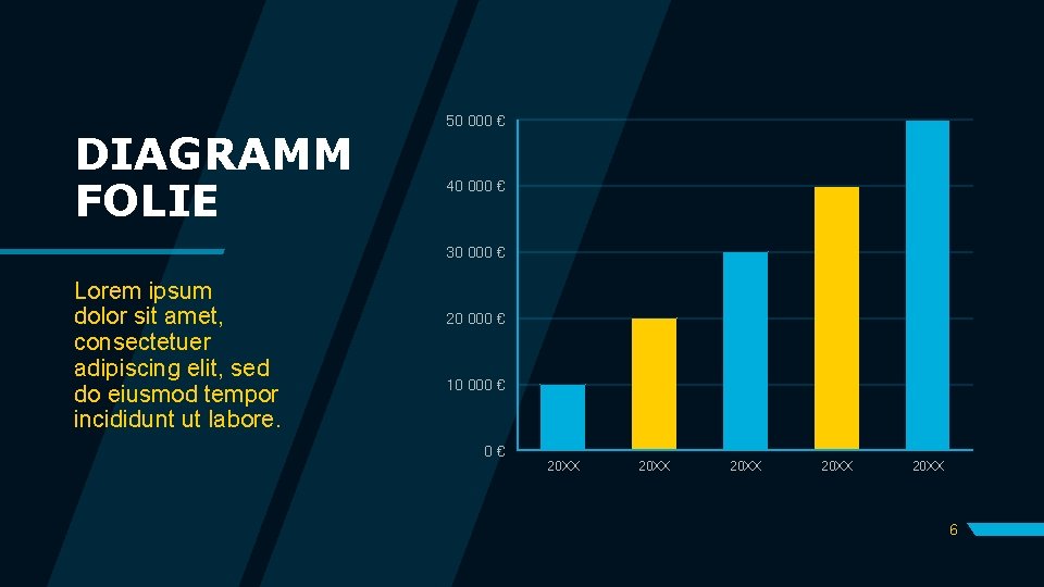 DIAGRAMM FOLIE 50 000 € 40 000 € 30 000 € Lorem ipsum dolor