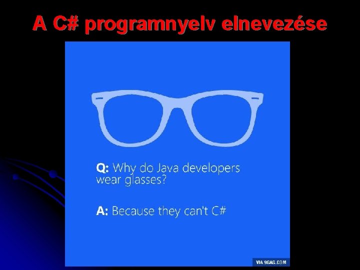 A C# programnyelv elnevezése 