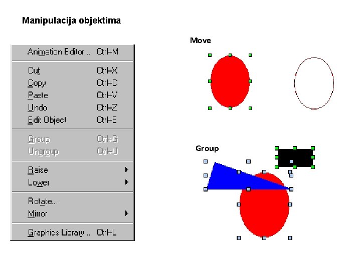 Manipulacija objektima Move Group 