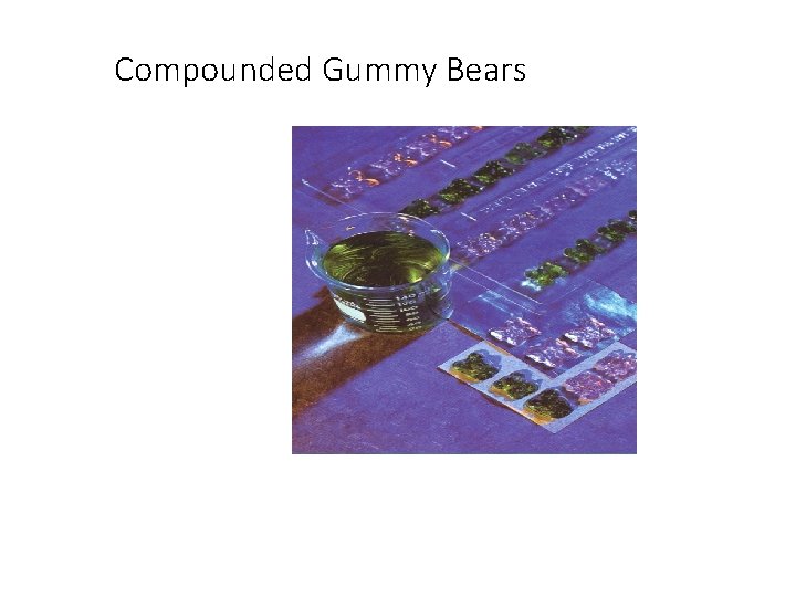 Compounded Gummy Bears 