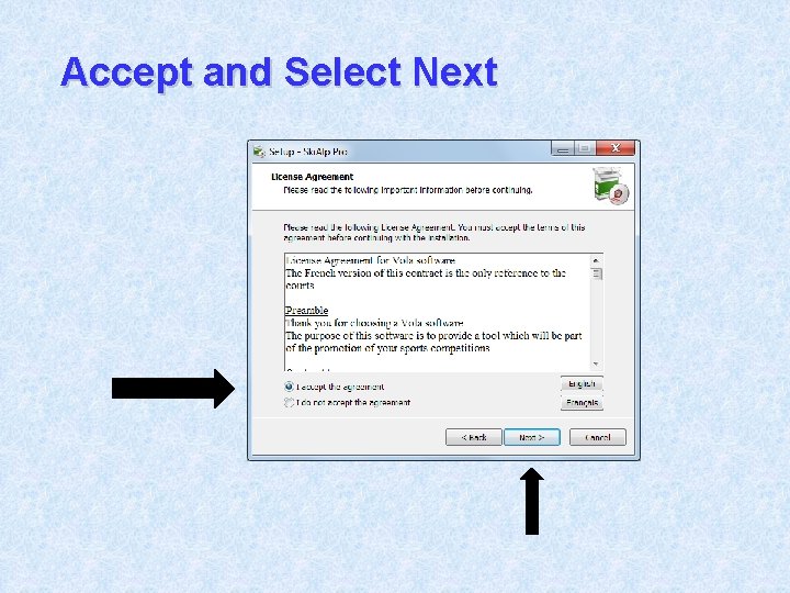 Accept and Select Next 