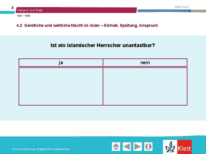 4 Folie 2 von 7 Religion und Staat 600 – 1600 4. 2 Geistliche