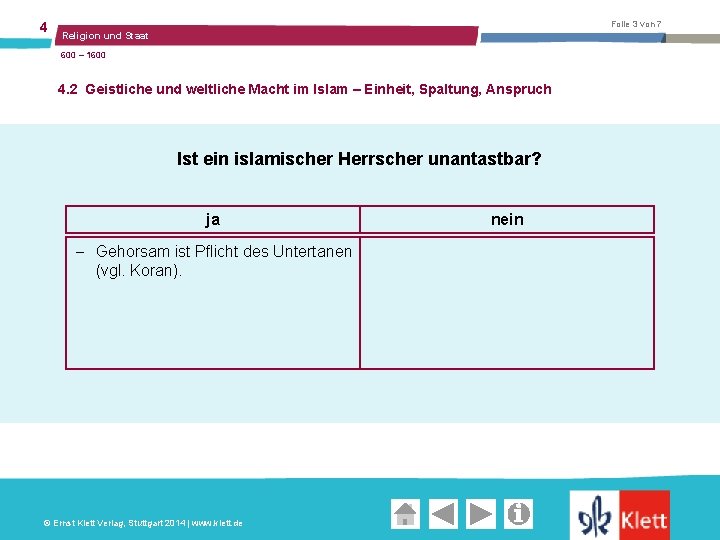 4 Folie 3 von 7 Religion und Staat 600 – 1600 4. 2 Geistliche