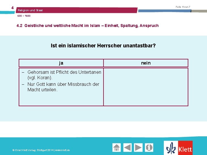 4 Folie 4 von 7 Religion und Staat 600 – 1600 4. 2 Geistliche