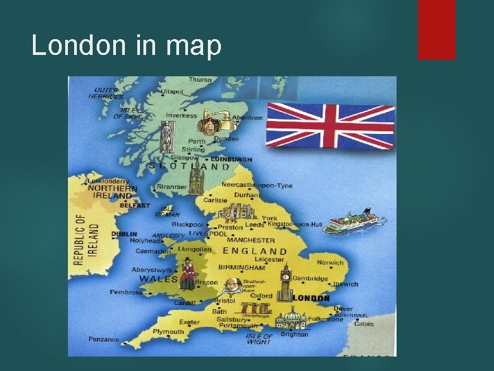 London in map London in map