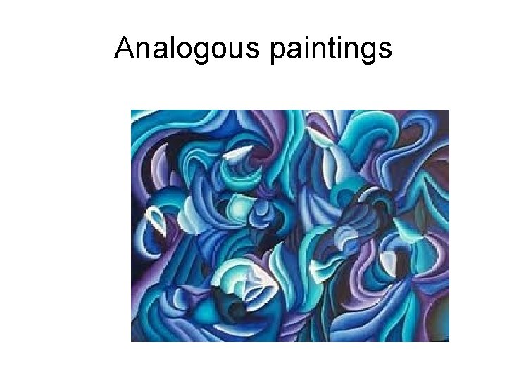 Analogous paintings 