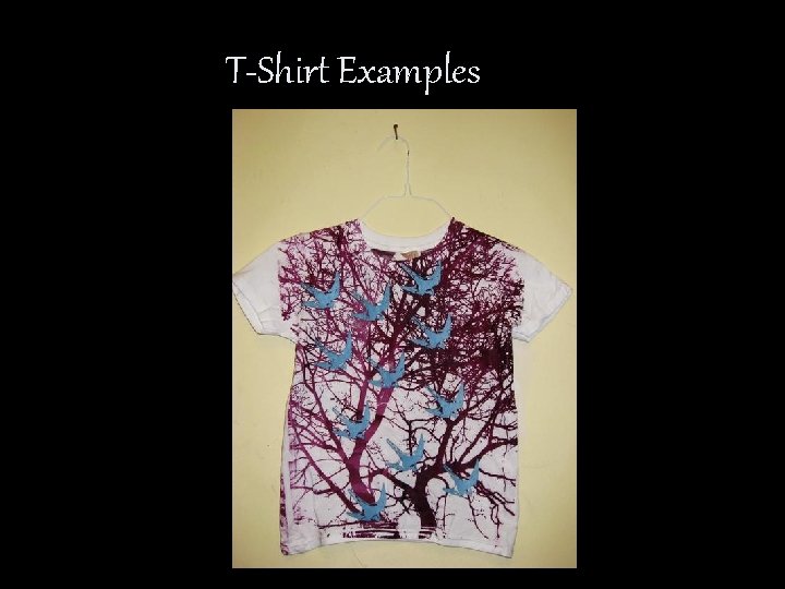 T-Shirt Examples 