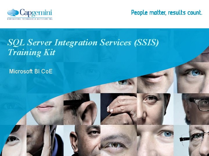 SQL Server Integration Services (SSIS) Training Kit Microsoft BI Co. E 
