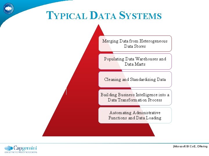 TYPICAL DATA SYSTEMS Merging Data from Heterogeneous Data Stores Populating Data Warehouses and Data