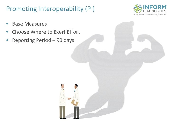 Promoting Interoperability (PI) • Base Measures • Choose Where to Exert Effort • Reporting